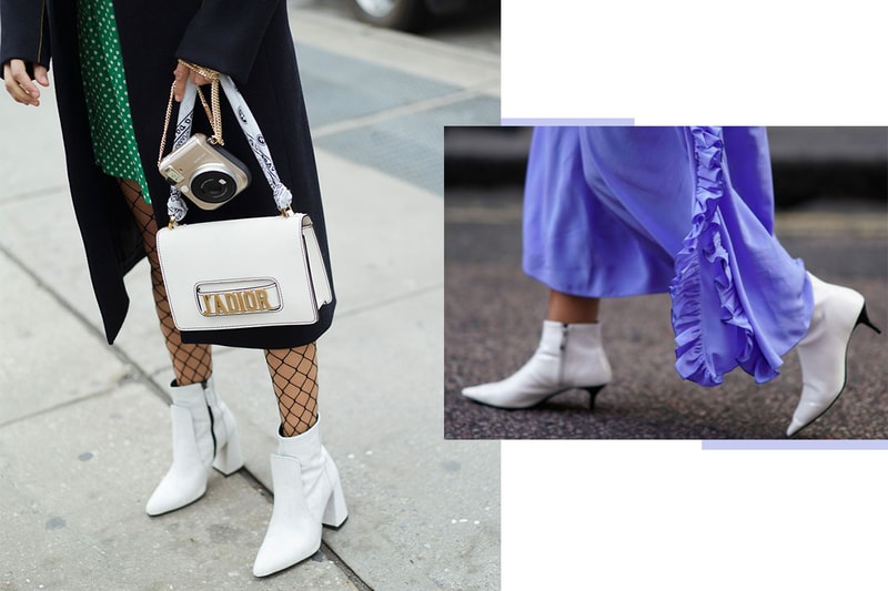 White Ankle Boots