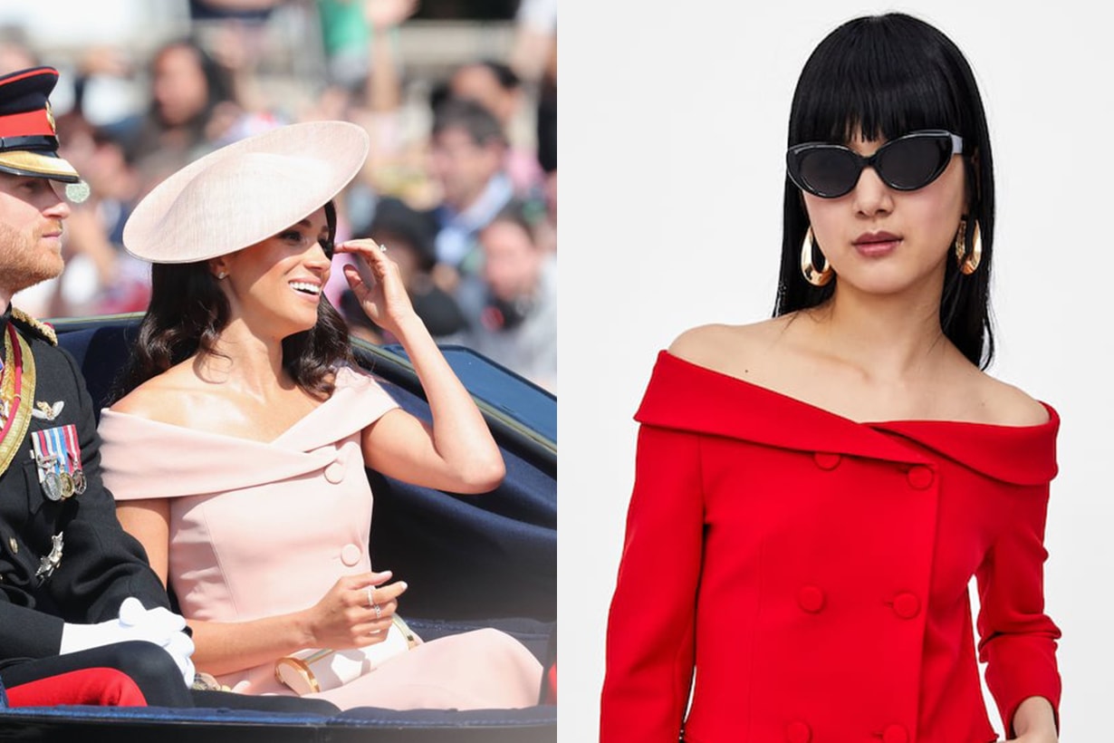 Zara Red Blazer looks like Meghan Markle's Trooping the colour dress
