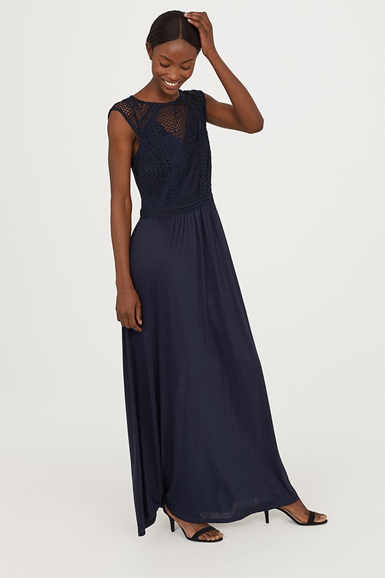 bridesmaid dresses timeless colour navy blue H&M