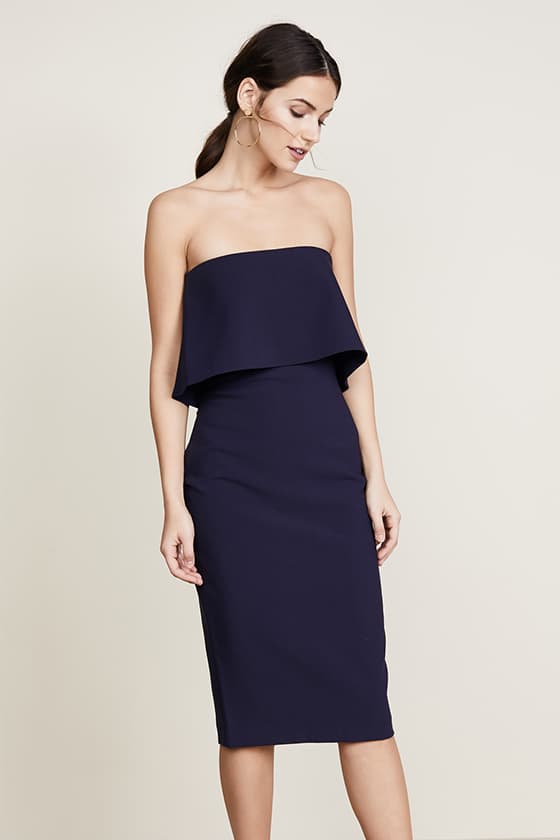 bridesmaid dresses timeless colour navy blue Likely