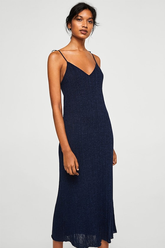 bridesmaid dresses timeless colour navy blue Mango