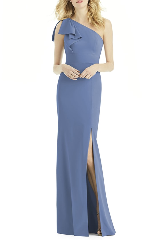 bridesmaid dresses timeless colour navy blue AFTER SIX