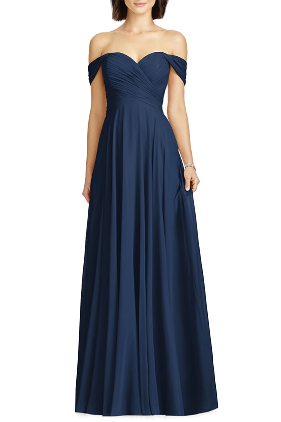 bridesmaid dresses timeless colour navy blue DESSY COLLECTION