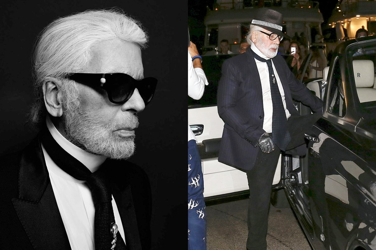 karl lagerfeld without sunglasses photo recognisable kind
