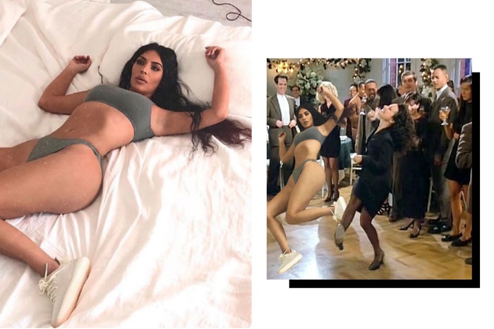 Kim Kardashian 拍了張性感照片曬鞋，竟又掀起了網民 PS 惡搞熱潮！