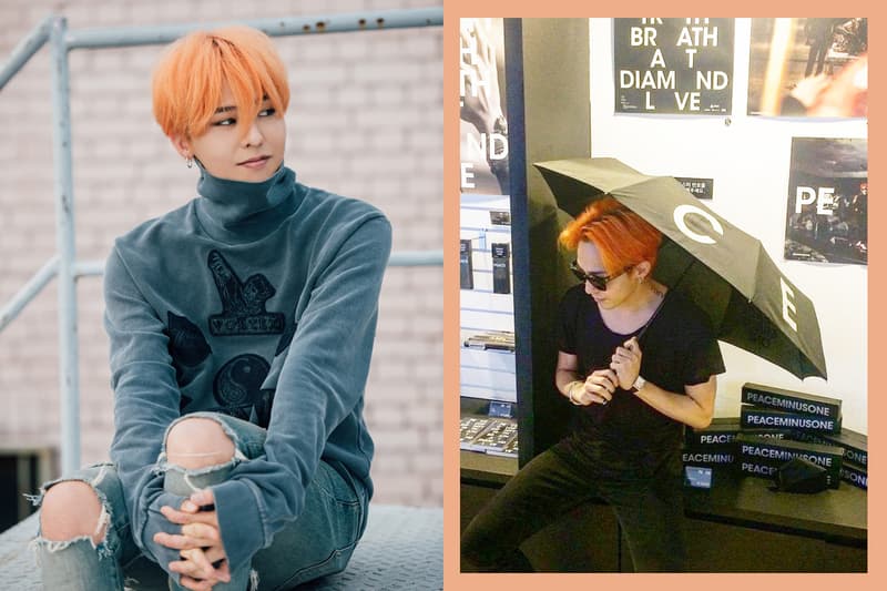 G Dragon GD Bigbang Umbrella Trend setter Korean men Miliary service Netizens Hot Weather Seoul