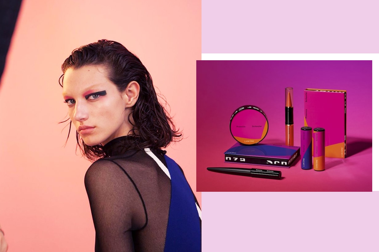 Lancôme Proenza Schouler Crossover collection makeup cosmetics makeup trend lipstick eyeshadow bold style
