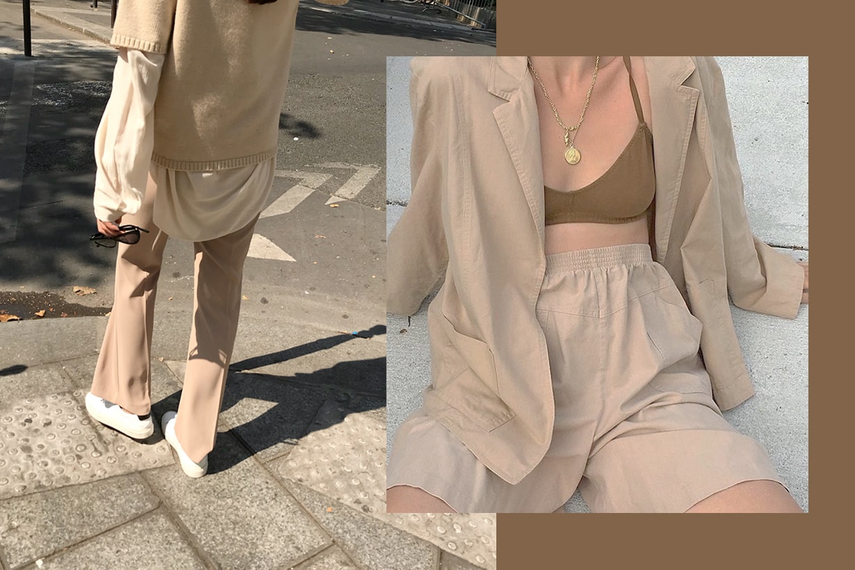 ALL NUDE COLOUR LOOK OUTFIT INSPIRAITON