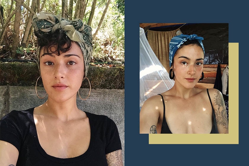 the Seattle fashion blogger headscarf teaching on instagram looks interprets mysterious and exotic exotic styles