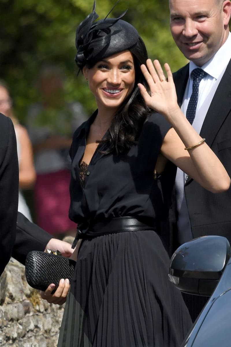 Prince Harry Meghan Markle Birthday Charlie van Straubenzee wedding Club Monaco navy dress wardrobe malfunction shoes with hole british royal family