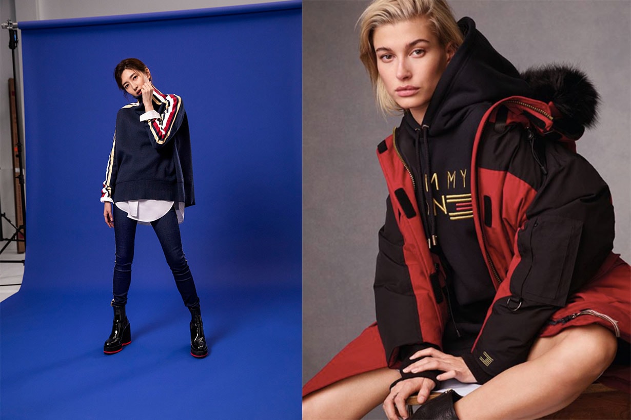 tommy-hilfiger-2018-fall-tommy-icons-capsule-collection-hailey-baldwin-maggie-jiang