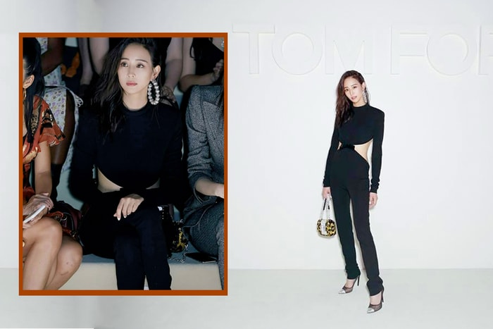 連外媒都好奇:Tom Ford 秀上穿性感連身褲的那位女生,正是張鈞甯!