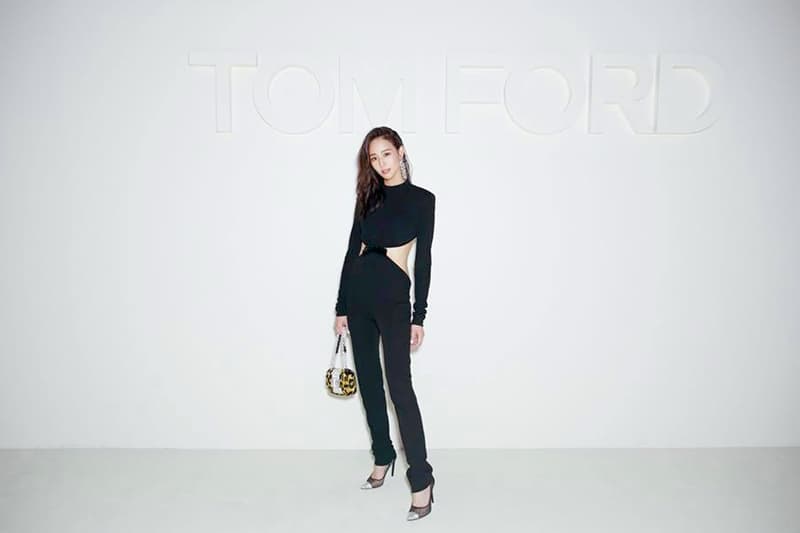 Ning Chang tom ford nyfw new york fashion week celebrity outfit look sexy taiwanese actress