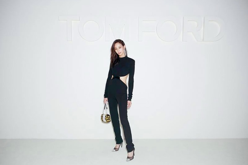 Ning Chang tom ford nyfw new york fashion week celebrity outfit look sexy taiwanese actress