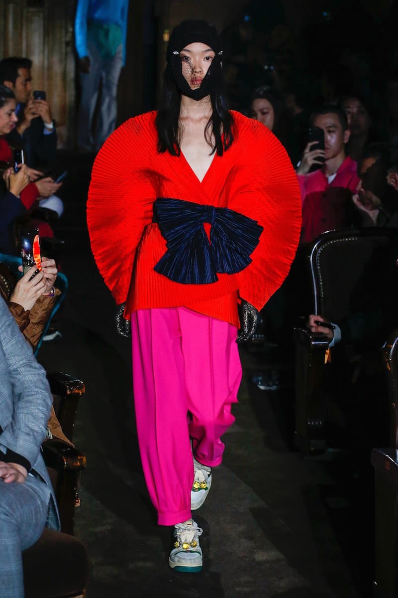 Gucci spring MFW ready to wear alessandro michele fashion show micky strawberry pig