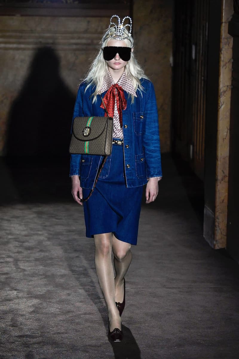 Gucci spring MFW ready to wear alessandro michele fashion show micky strawberry pig