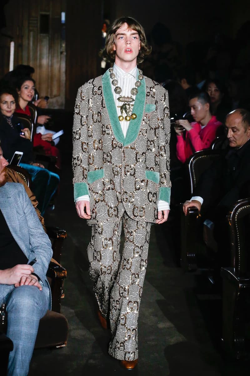 Gucci spring MFW ready to wear alessandro michele fashion show micky strawberry pig