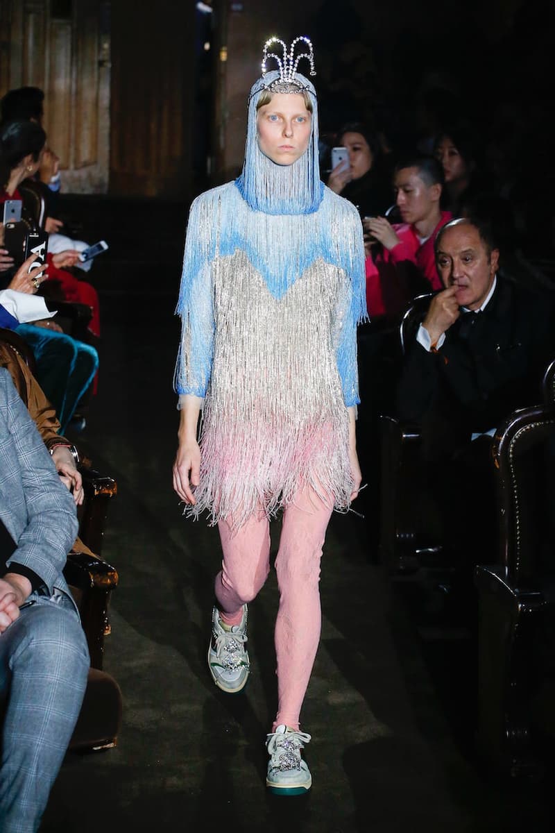 Gucci spring MFW ready to wear alessandro michele fashion show micky strawberry pig