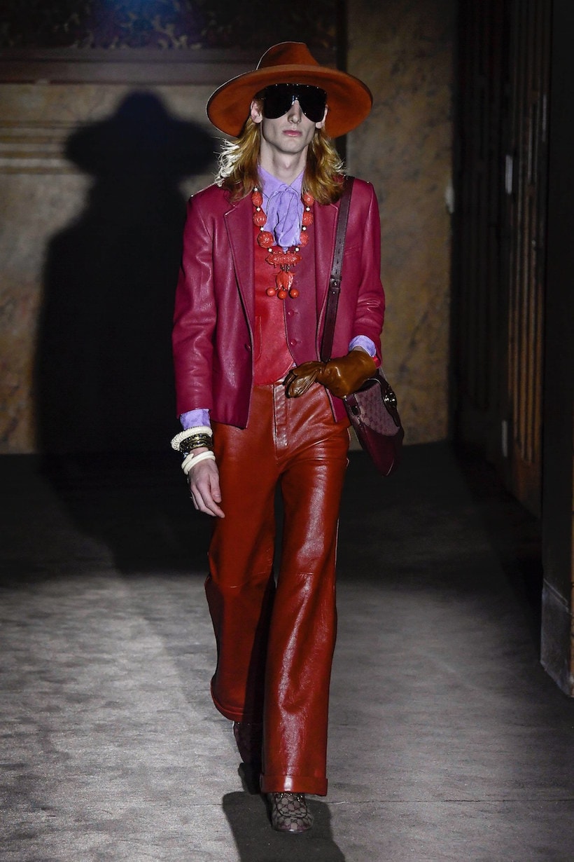 Gucci spring MFW ready to wear alessandro michele fashion show micky strawberry pig