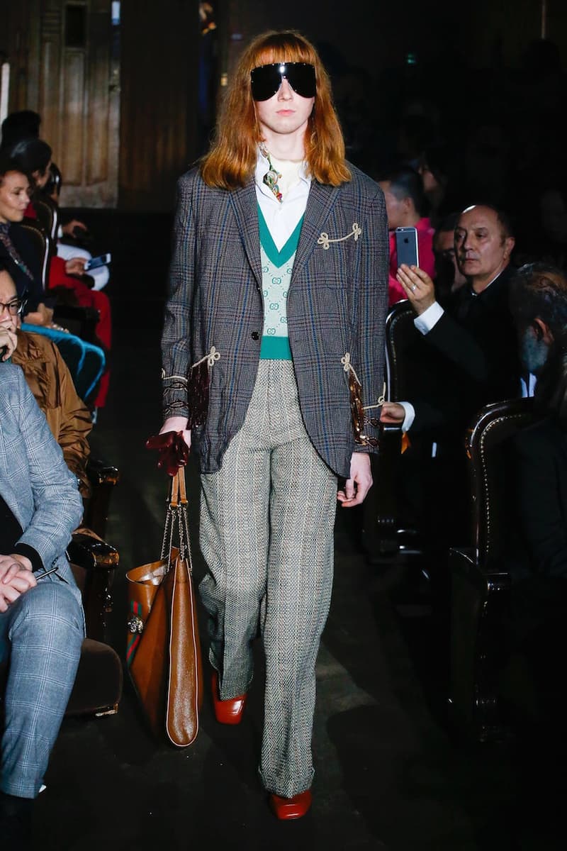 Gucci spring MFW ready to wear alessandro michele fashion show micky strawberry pig