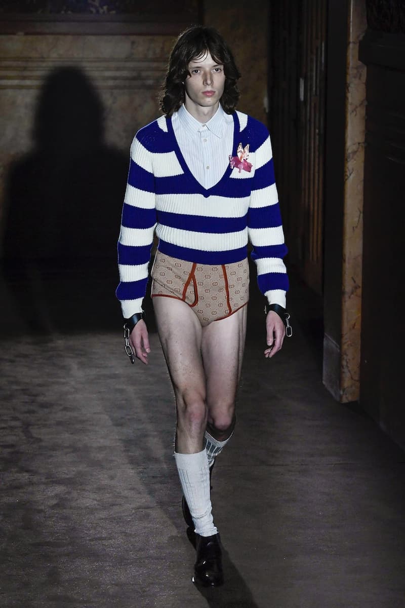 Gucci spring MFW ready to wear alessandro michele fashion show micky strawberry pig