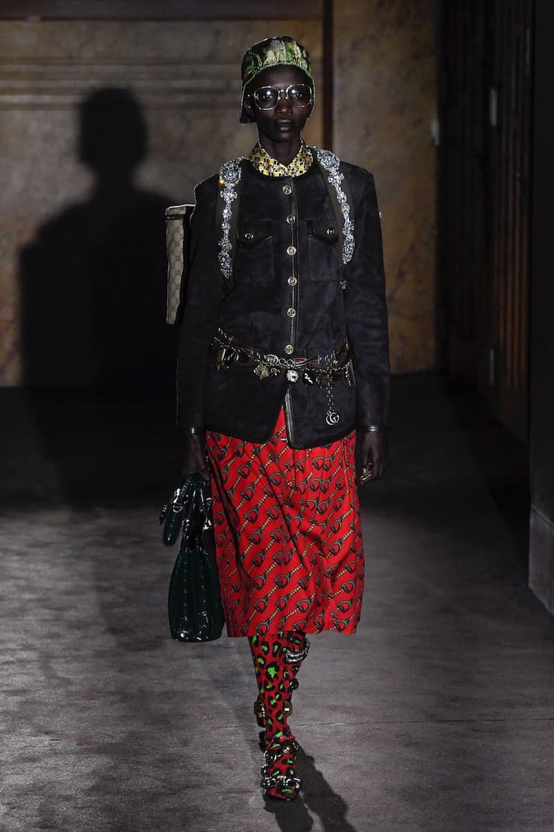 Gucci spring MFW ready to wear alessandro michele fashion show micky strawberry pig