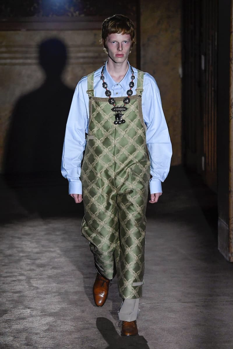 Gucci spring MFW ready to wear alessandro michele fashion show micky strawberry pig