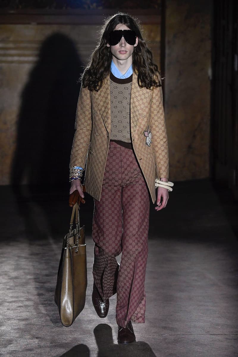 Gucci spring MFW ready to wear alessandro michele fashion show micky strawberry pig