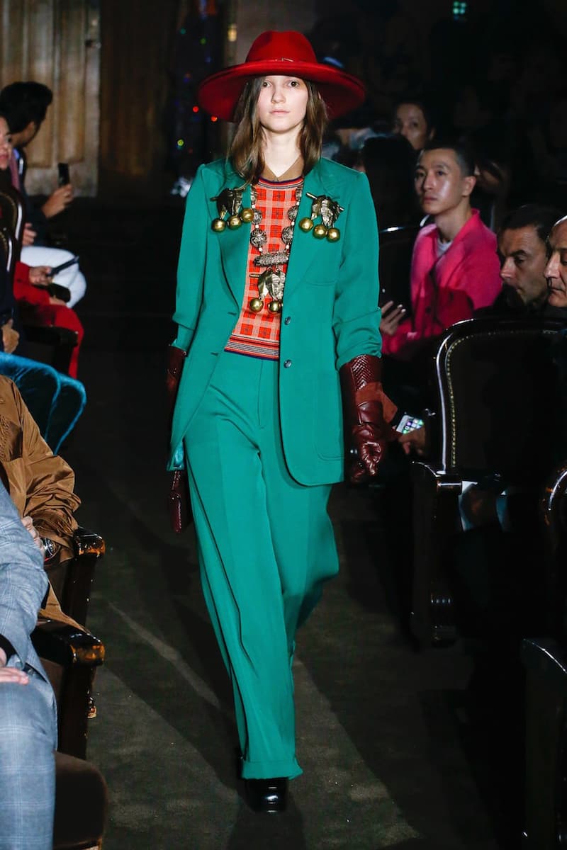 Gucci spring MFW ready to wear alessandro michele fashion show micky strawberry pig