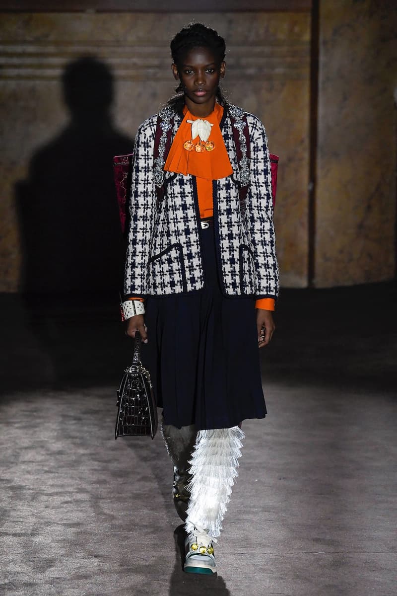 Gucci spring MFW ready to wear alessandro michele fashion show micky strawberry pig