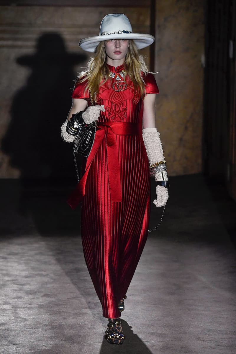 Gucci spring MFW ready to wear alessandro michele fashion show micky strawberry pig