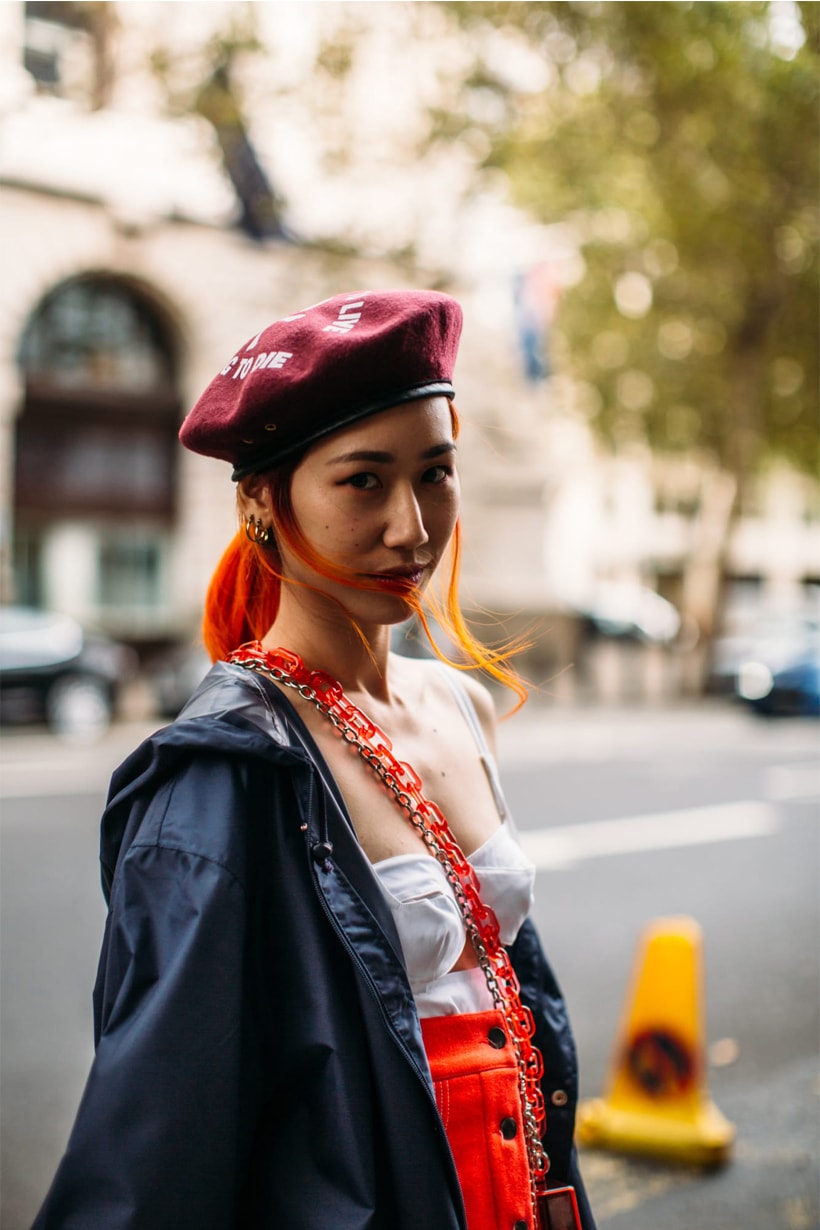 London fashion Week 2018 fashionista street style makeup hairstyles hair accessories