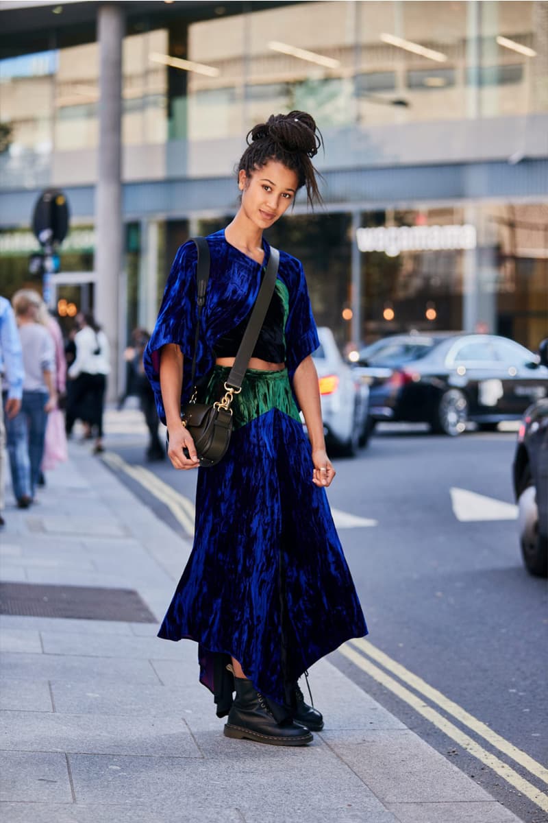 London fashion Week 2018 fashionista street style makeup hairstyles hair accessories
