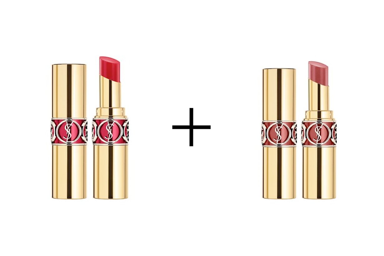 YSL Beauty lipstick mix shine rough secret colour