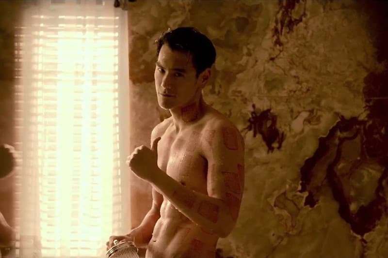 Eddie Yuyan Peng sexy muscle for new movies