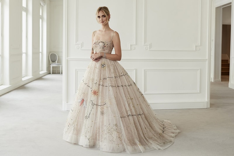 Chiara Ferragni Dior Wedding Dress