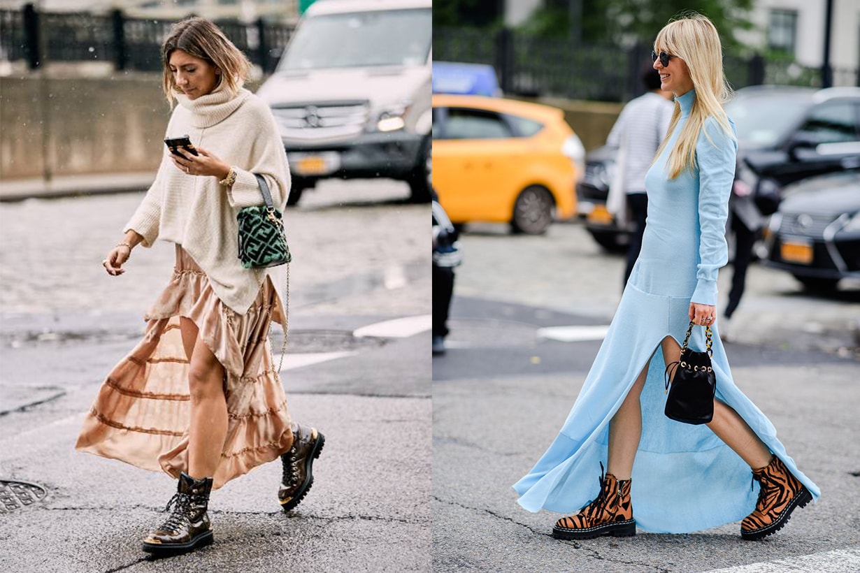 Chunky Boots Fashion Week 2019 Street Style