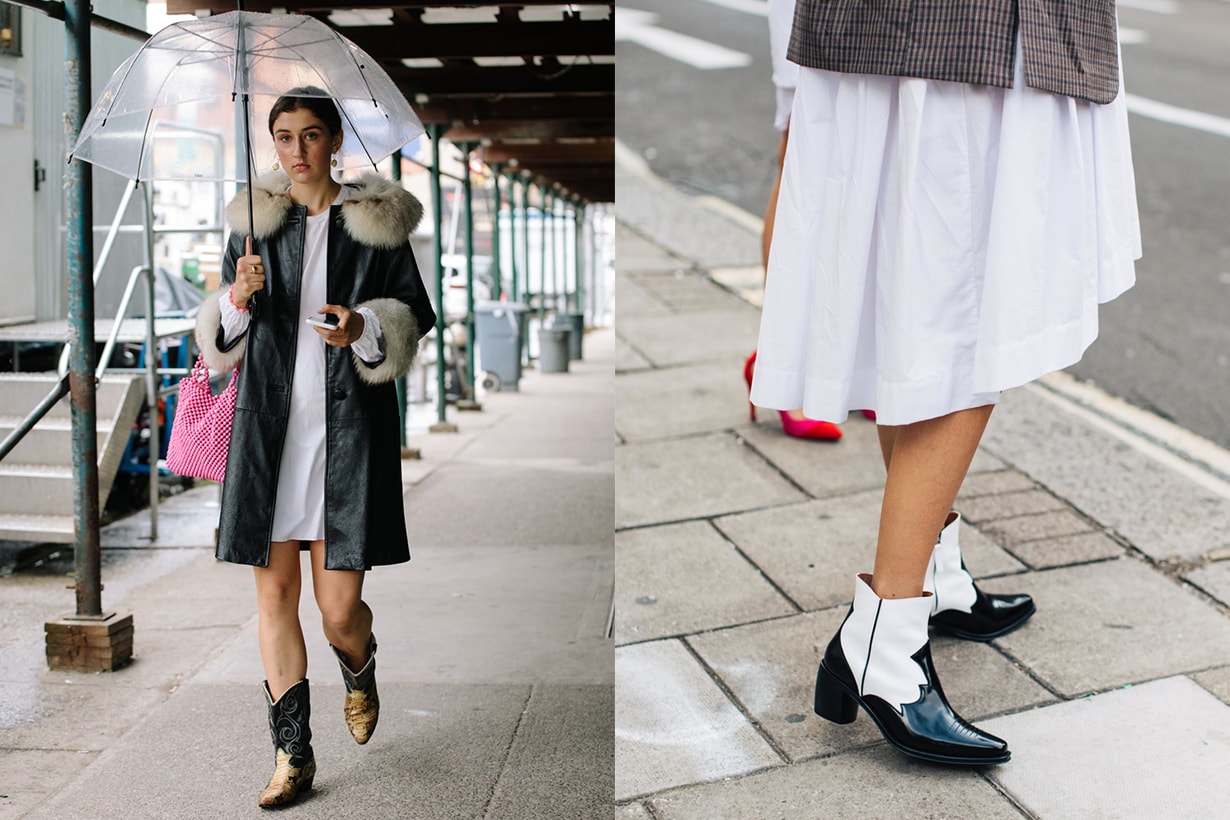 Cowboy Boots Fashion Week 2019 Street Style