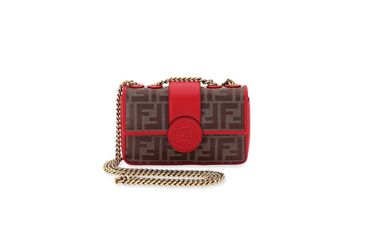 Fendi 1974 Mini Double F Canvas Crossbody Bag