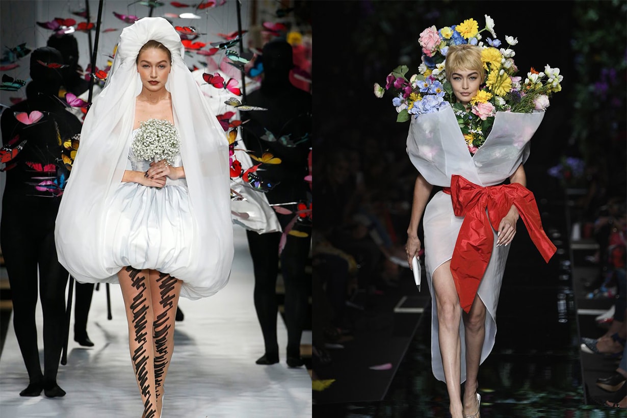 Gigi Hadid Moschino