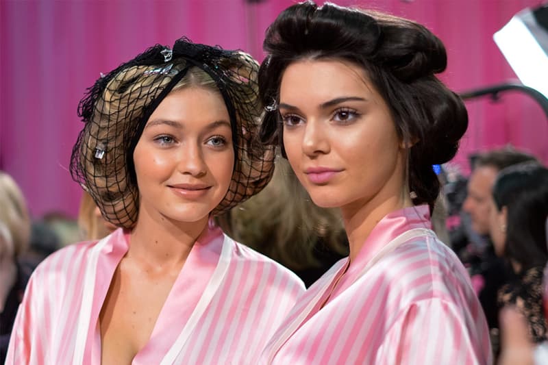 Gigi Hadid and Kendall Jenner Victoria's Secret Backstage