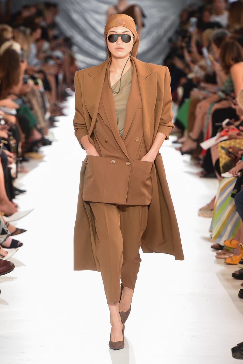 max mara milan fashion week mfw coats ian griffiths 2019 spring ready to wear