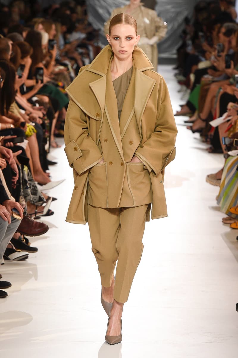 max mara milan fashion week mfw coats ian griffiths 2019 spring ready to wear