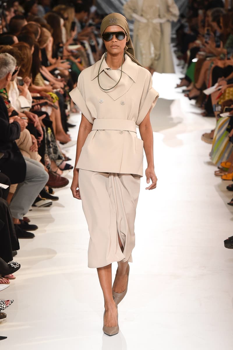 max mara milan fashion week mfw coats ian griffiths 2019 spring ready to wear