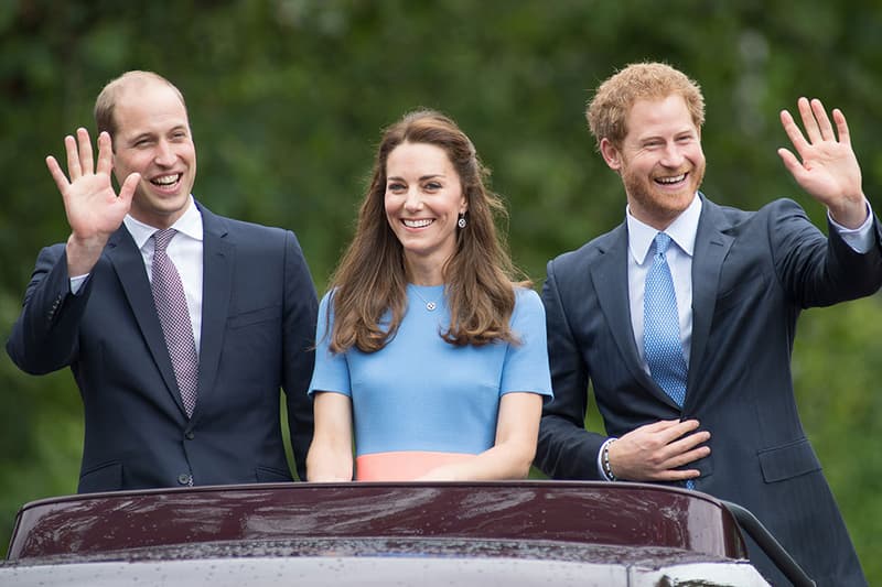 Kate Middleton, Prince Harry and Prince William