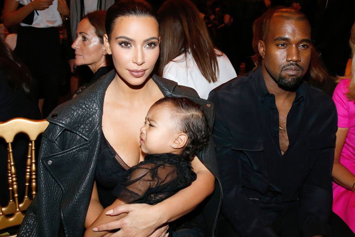 Kim Kardashian Family LFW Front Row