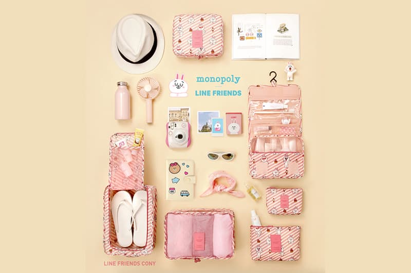 Line friends travel set