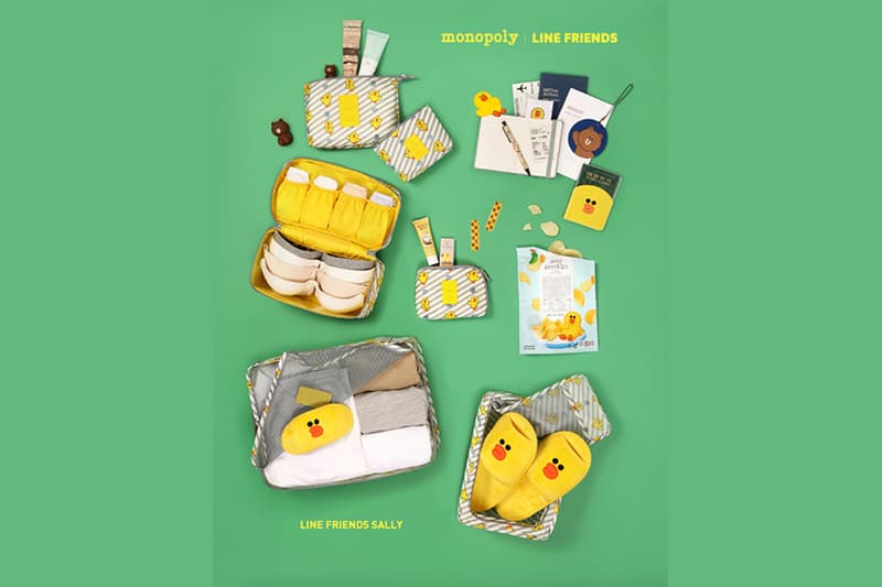 Line friends travel set