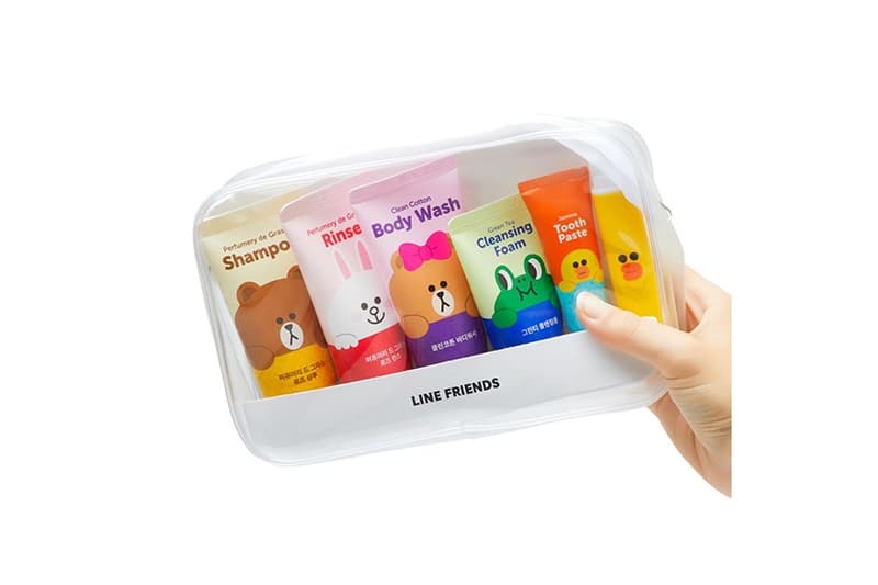 Line friends travel set