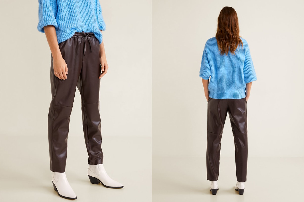 Mango Adjustable Waist Trousers